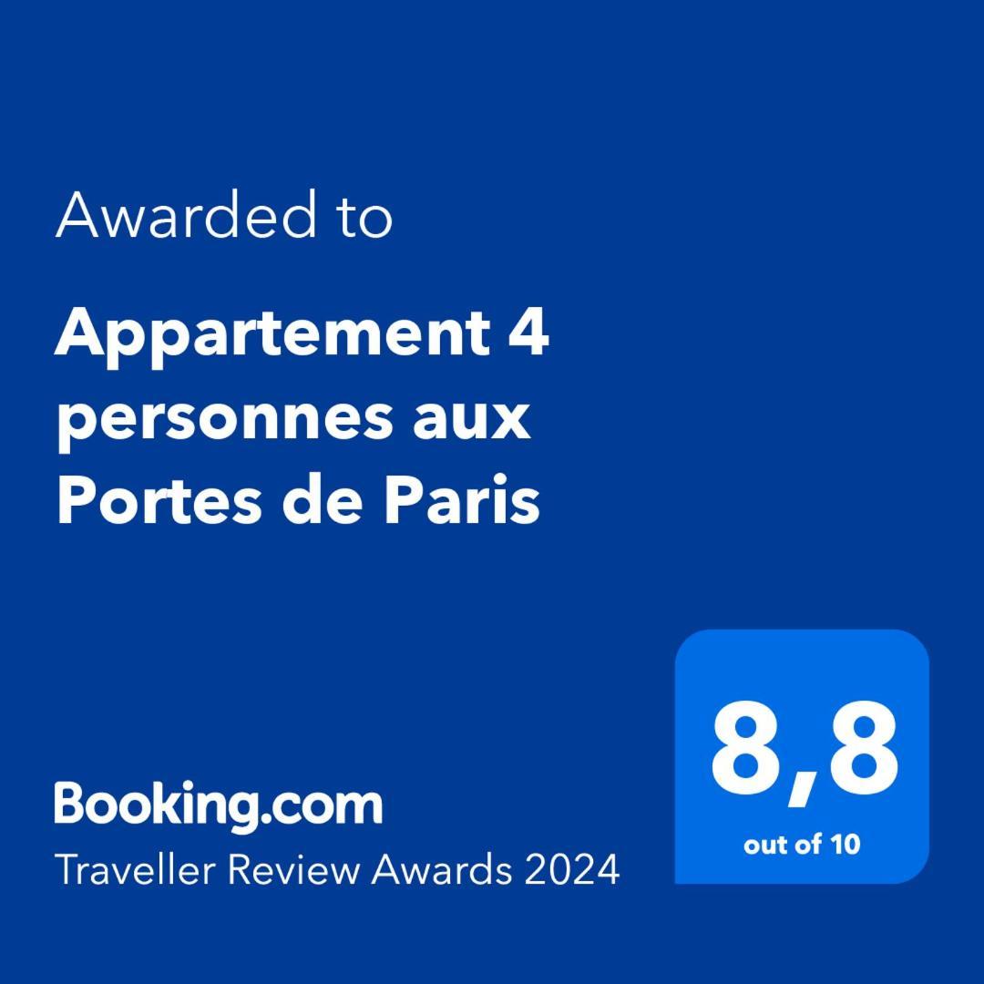 Appartement 4 Personnes Aux Portes De Paris Saint-Denis  Exterior foto